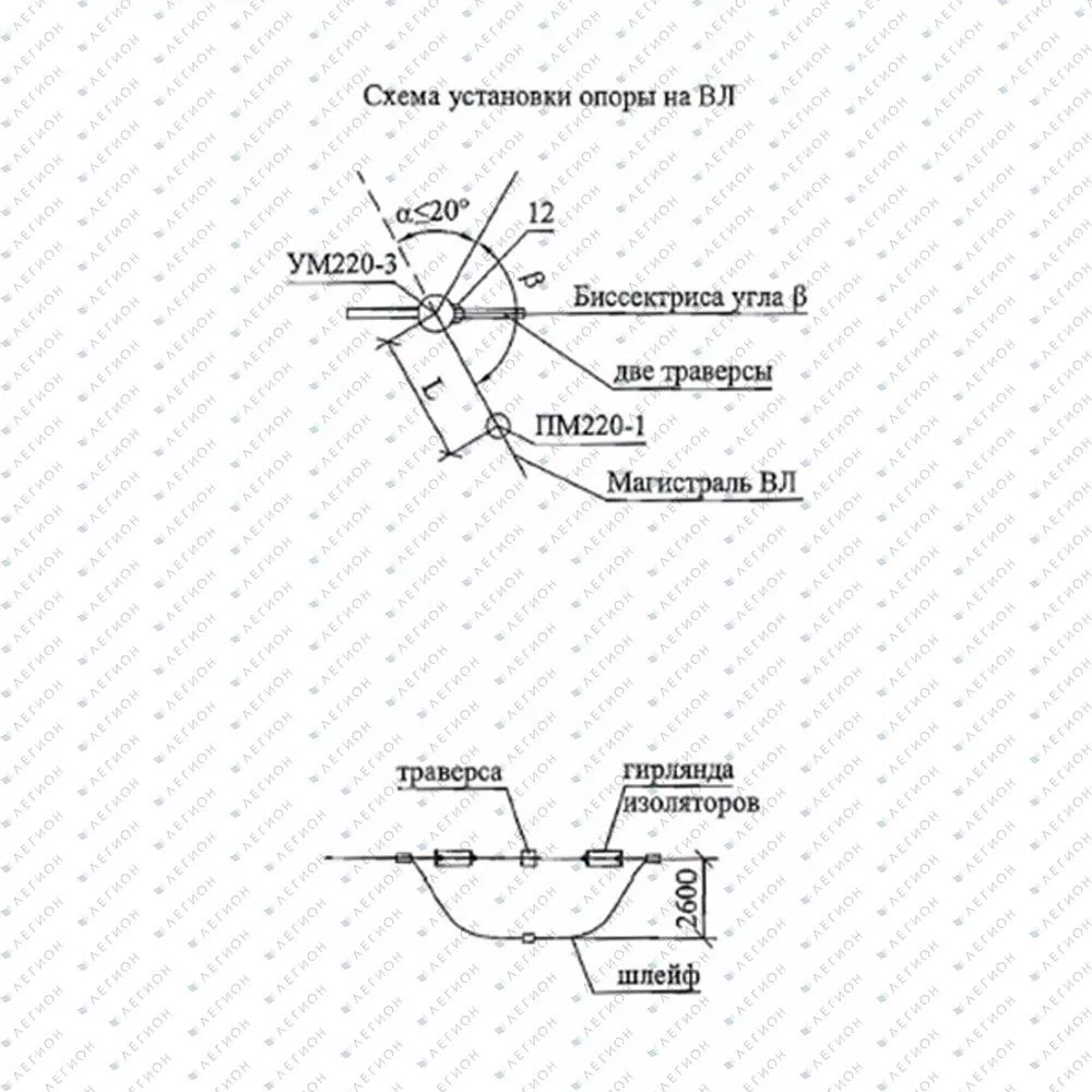 Многогранная опора УМ220-3
